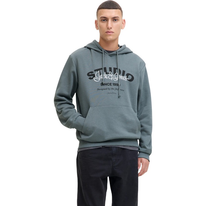 Hanorac JACK &JONES Yuki Sweat Hood BF 52236, Világoskék
