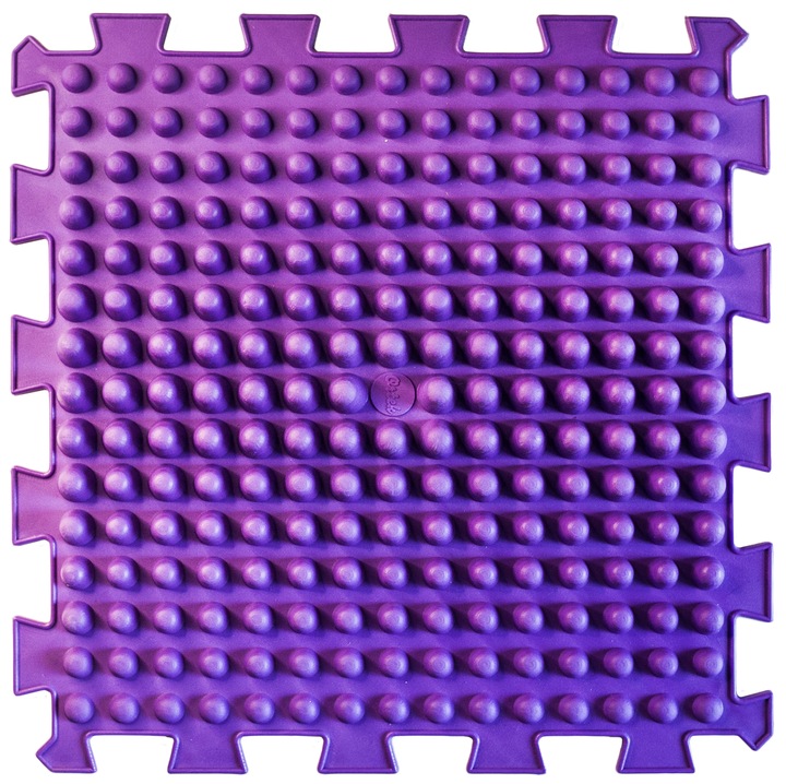 Covoraș ortopedic pentru masaj Ortek Puzzle Mix, 1 element, multicolor, 26x26cm