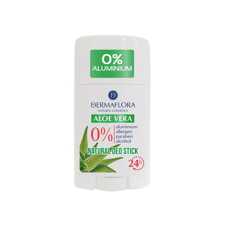 Deodorant stick Dermaflora 0% Aluminium Natural Aloe 50 ml