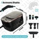 Aparat de curatat cu aburi, Valpa Smart, Rezervor 1250ml, Putere 1500W, Presiune 4Bar, Temperatura abur 105°, Negru Rose