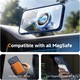 Husa pentru iPhone 17, Joyshell, HaloFrost II, compatibil cu MagSafe, Protectie Camera, Antisoc, Maro