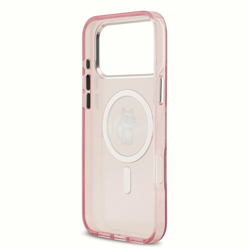 Husa pentru iPhone 17 Pro Max, Karl Lagerfeld, IML MagSafe, Roz