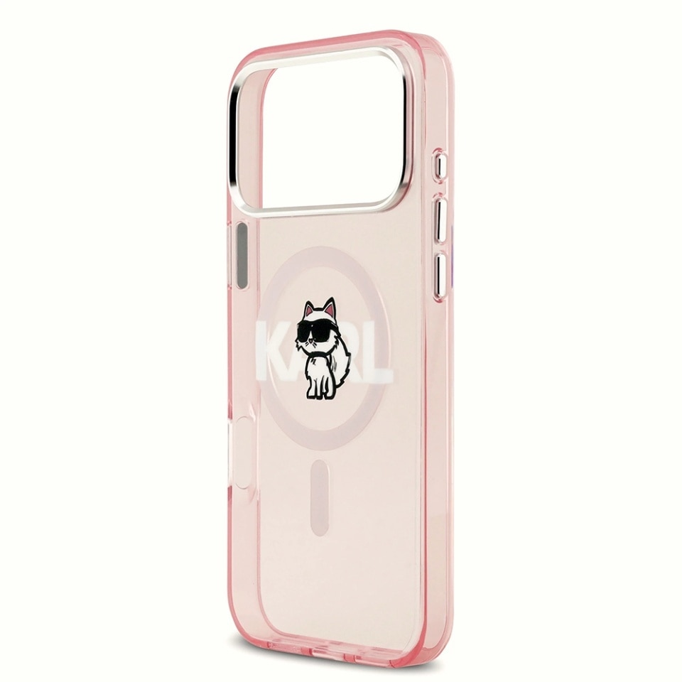 Husa pentru iPhone 17 Pro Max, Karl Lagerfeld, IML MagSafe, Roz
