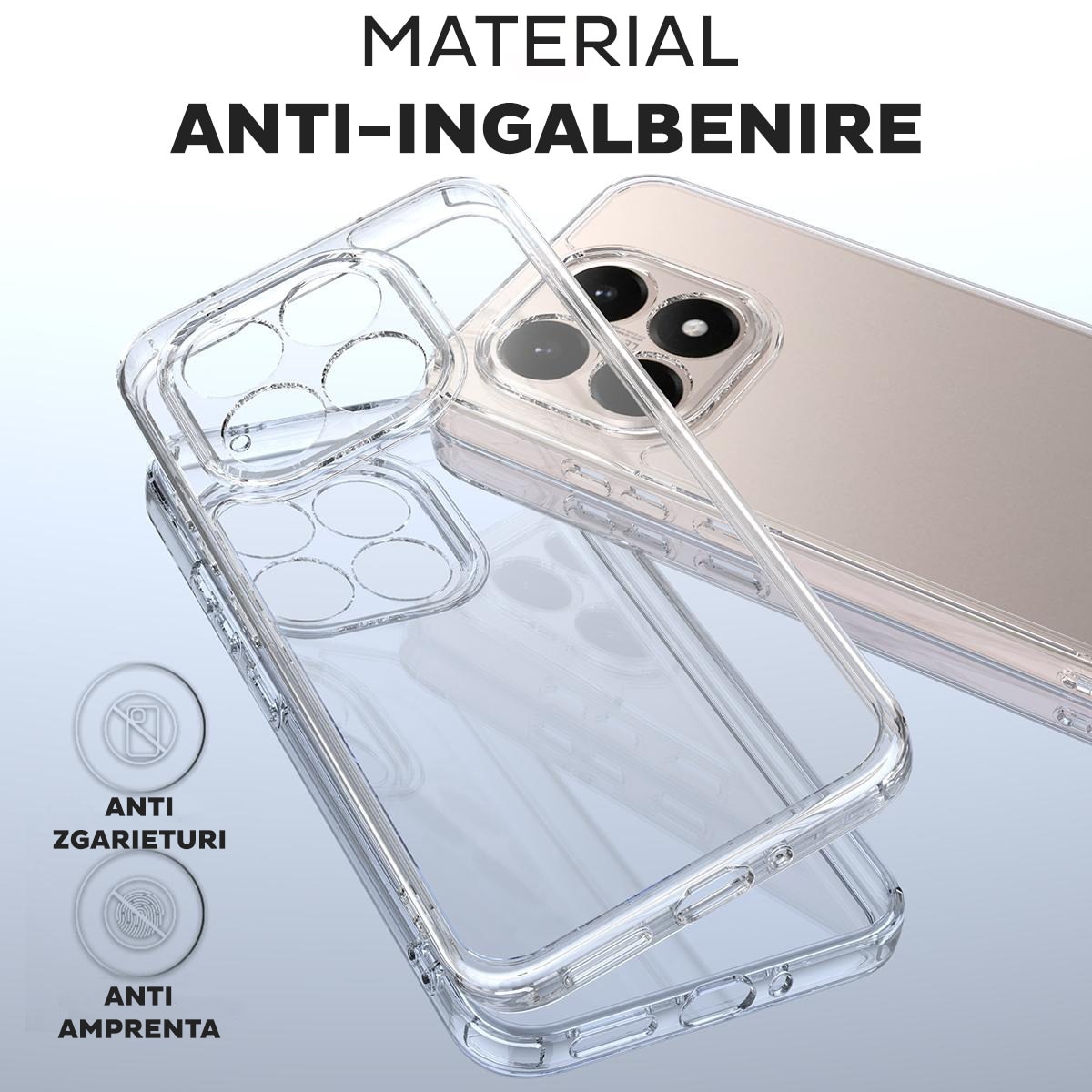Husa pentru Xiaomi 17 DaDen, silicon transparent Premium, Ultra Slim, Flexibila, Transparenta