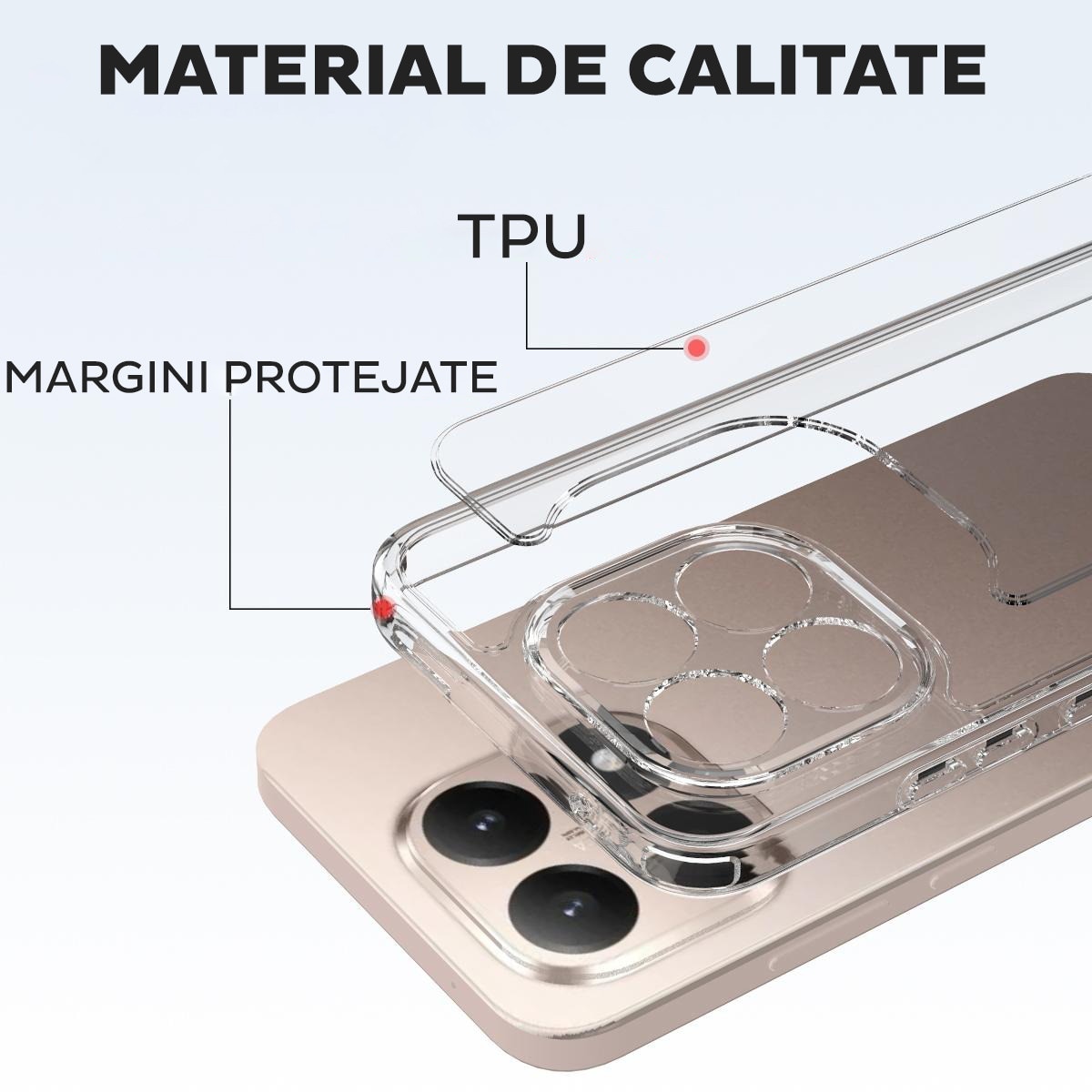 Husa pentru Xiaomi 17 DaDen, silicon transparent Premium, Ultra Slim, Flexibila, Transparenta