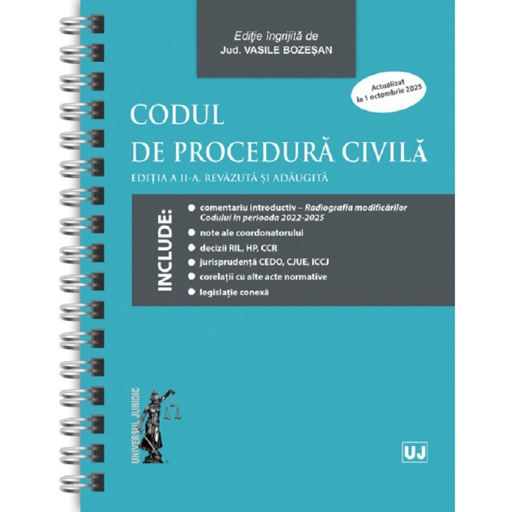 Codul de Procedura Civila, Vasile Bozesan, 2025