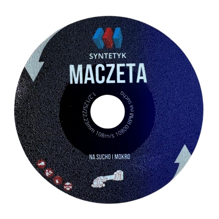 Disc diamantat, Syntetyk, 125 mm, grosime 1,2 mm, pentru gresie, ceramica