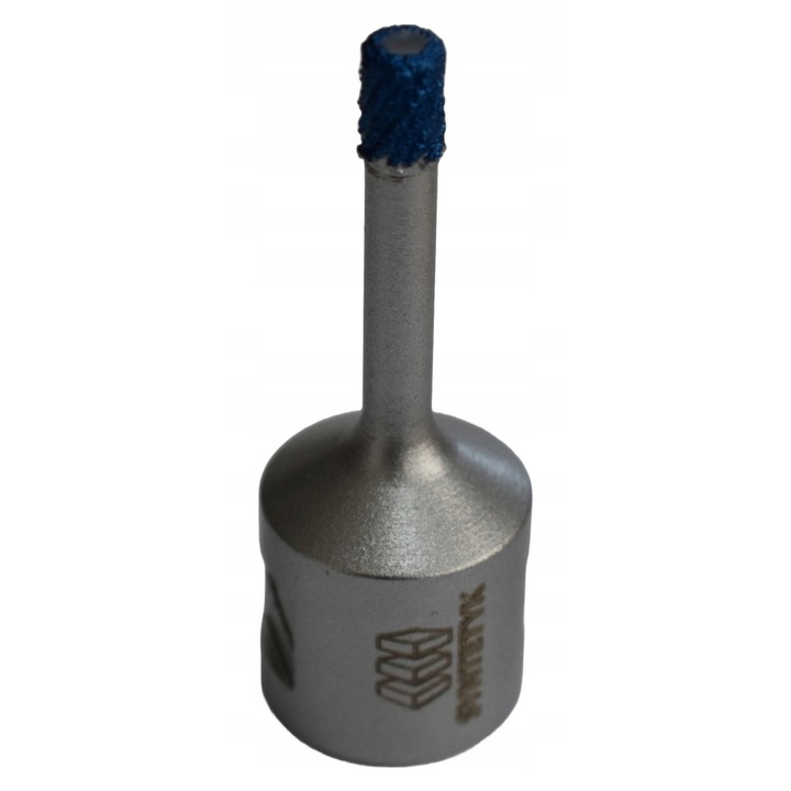 Set de 2 burghie diamantate Syntetyk 6mm, pentru ceramica si piatra, cu inaltime de 10mm