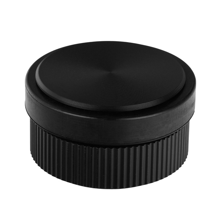 Opritor pentru usa Brooklyn, finisaj negru periat, 62x33 mm