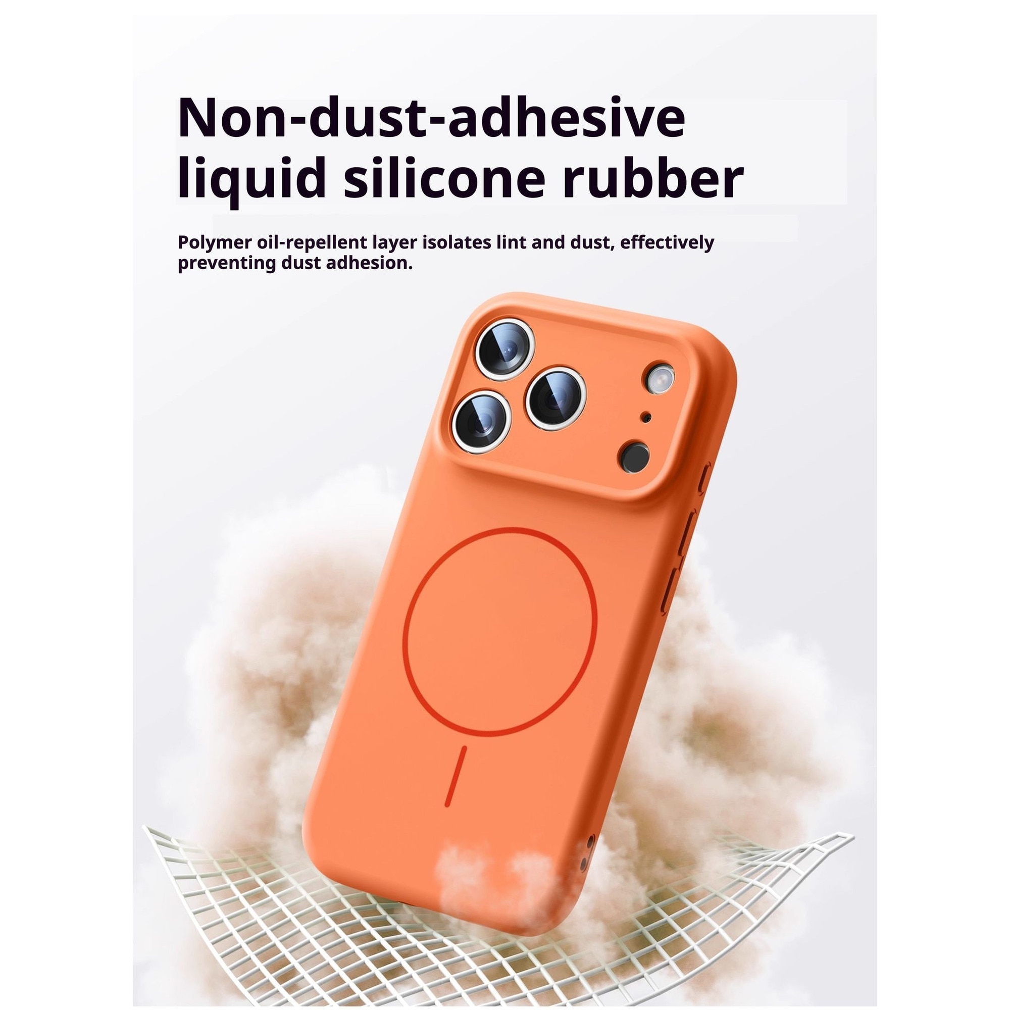 Husa de protectie, pentru Apple iPhone 17 Pro, SZGULAIKE, Silicone Case, MagSafe, Calitate Premium, Interior din microfibra, Albastru inchis
