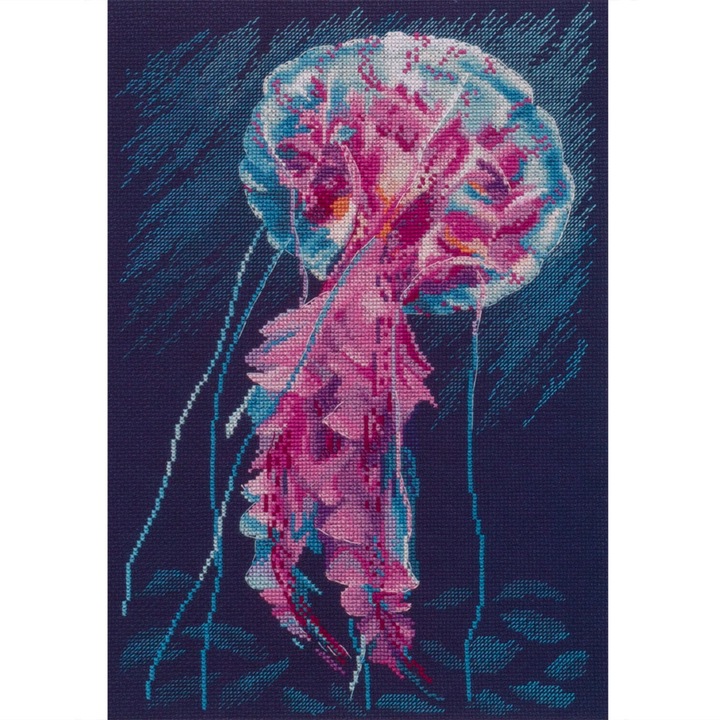 Set de brodat in cruciulita Oven "Meduza" 20x30cm