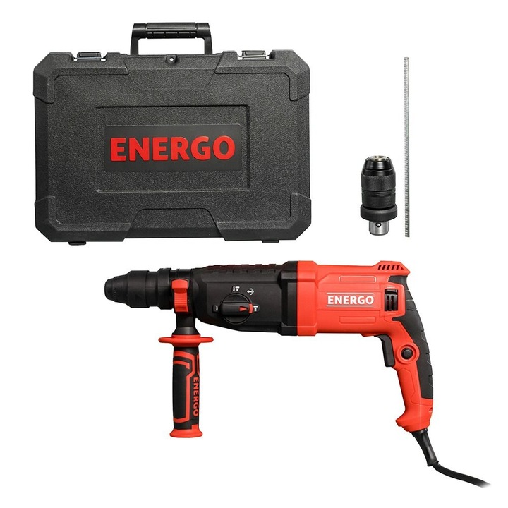 Rotopercutor RE 3-32 DFR mixt SDS-plus/mandrina bacuri 3.2kg 3.3J 4900bpm 1000W Energo