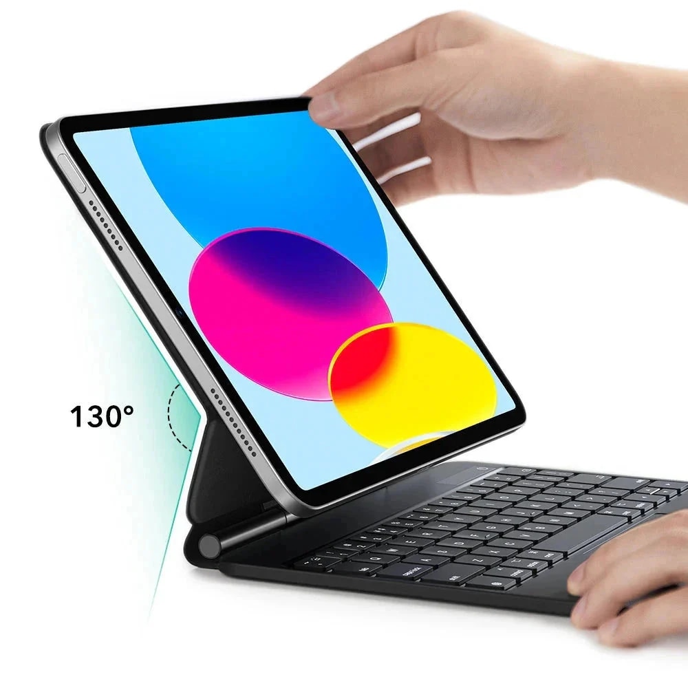 Husa Protectie Compatibila cu Rebound Magnetic Keyboard, ESR, iPad 10 (2022) 10.9 / 11 (2025) - White
