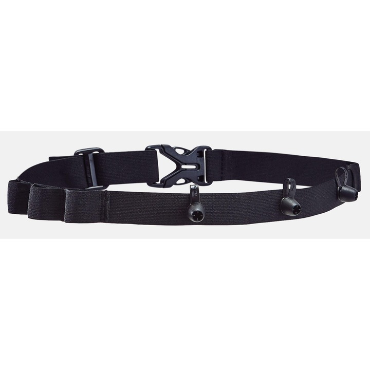 KIPRUN futóöv férfiaknak, rajtszám tartóval, fekete