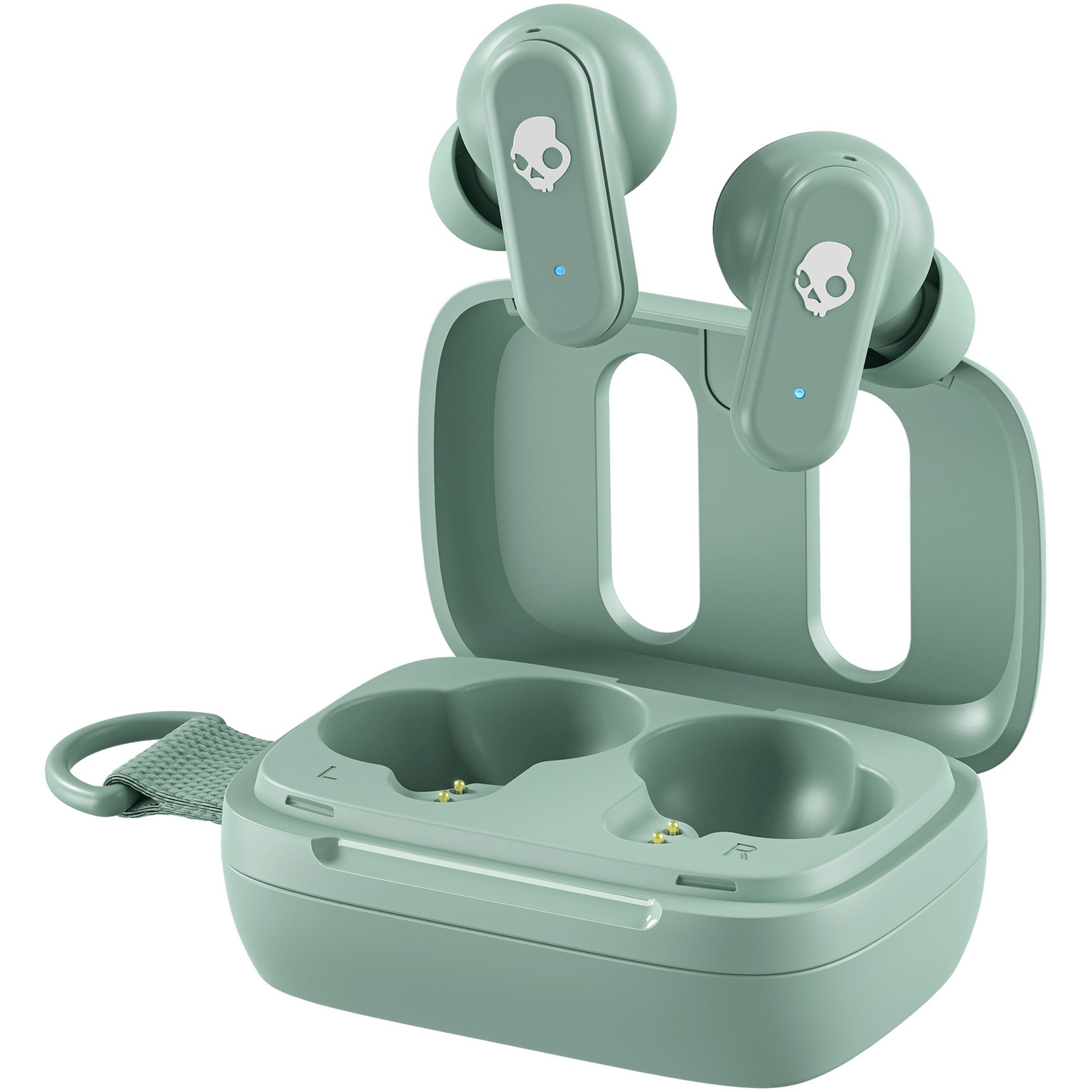 Casti In-Ear Skullcandy Dime 3, True Wireless, Bluetooth, Multipoint, Autonomie 20 ore, IPX4, Preppy Sage
