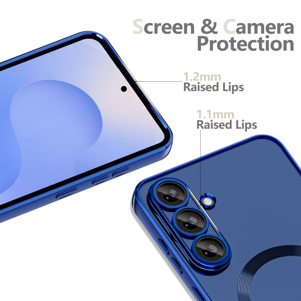 Carcasa Tech-Protect MagFlex compatibila cu Samsung Galaxy S25 FE, Navy Blue
