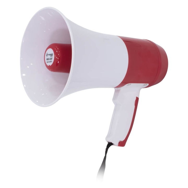 Thunder MGX-32BT megafon, hangosbeszélő 30W – beszéd, felvétel, MP3, Bluetooth (+AKKUMULÁTOR)