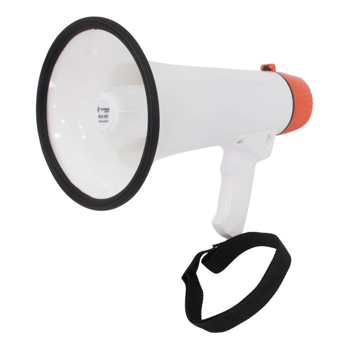 Thunder MGX-45BT megafon, hangosbeszélő 50W – beszéd, felvétel, MP3, Bluetooth (+AKKUMULÁTOR)