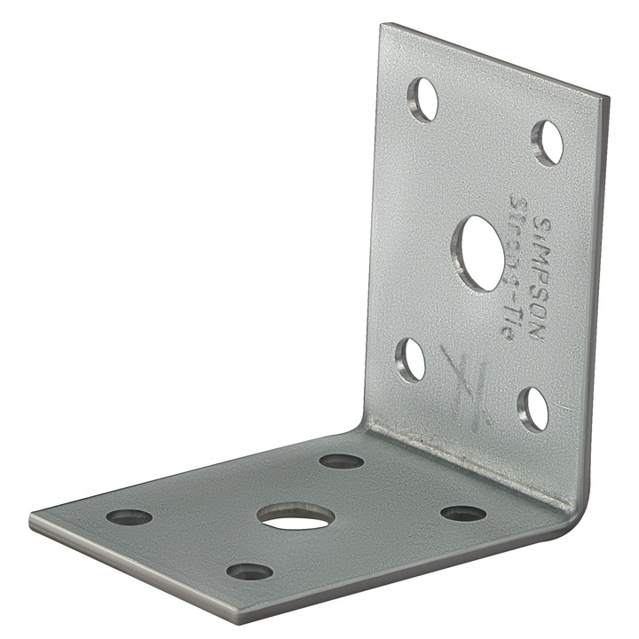 Coltar perforat dulgherie AC35350, otel zincat, 50x50x35mm, 2.0mm, 1 buc.