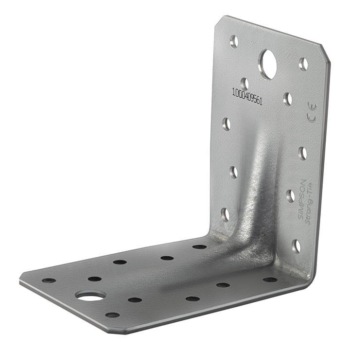 Coltar perforat dulgherie ABR90, otel zincat, 90x90x65mm, 1 buc.