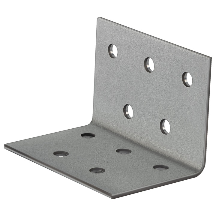 Coltar perforat dulgherie ANPS204460, otel zincat, 40x40x60mm, 1 buc.