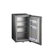 Frigider minibar TEFCOLD, TM55, H 56 cm, volum 41 litri, ideal pentru HoReCa, birou, rulota, iluminare interioara LED, temperatura reglabila 0-10°C, 3 rafturi ajustabile, 3 rafturi pe usa, extrem de silentios, incuietoare, usa reversibila, negru