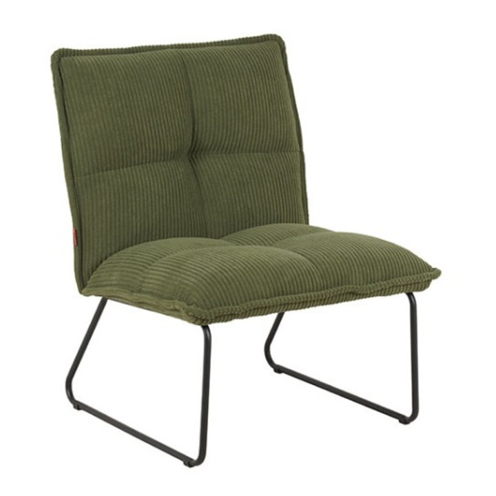 Scaun Living Tapitat LCM0109CF, Verde