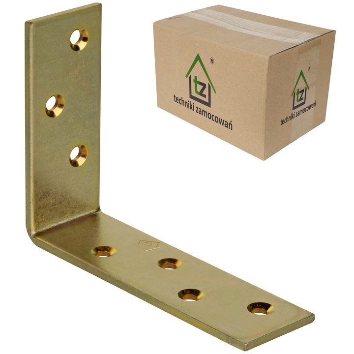 Coltar grinda Techniki Zamocowan, metalic, perforat, 100x75x30mm, 50 buc.