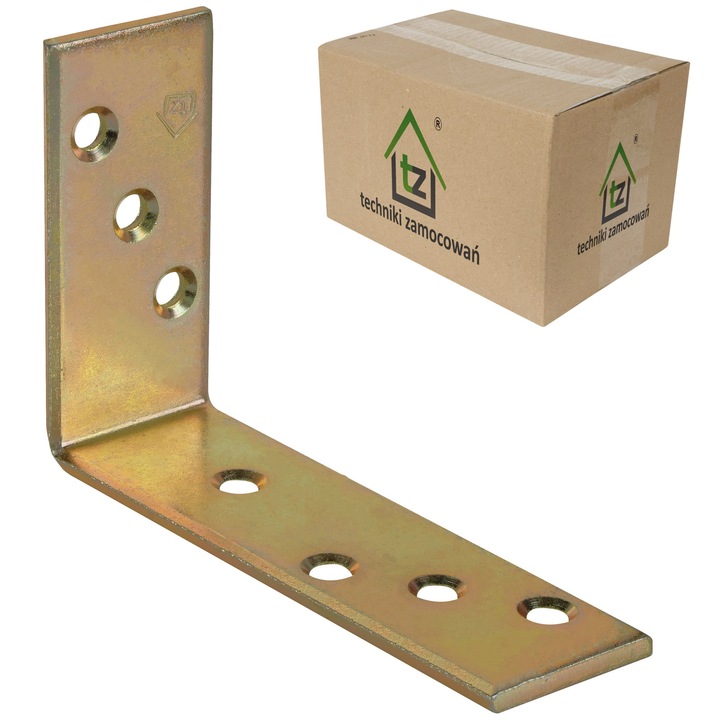 Set 50 buc. coltar de grinda perforat Techniki zamocowań, 120x80x35mm