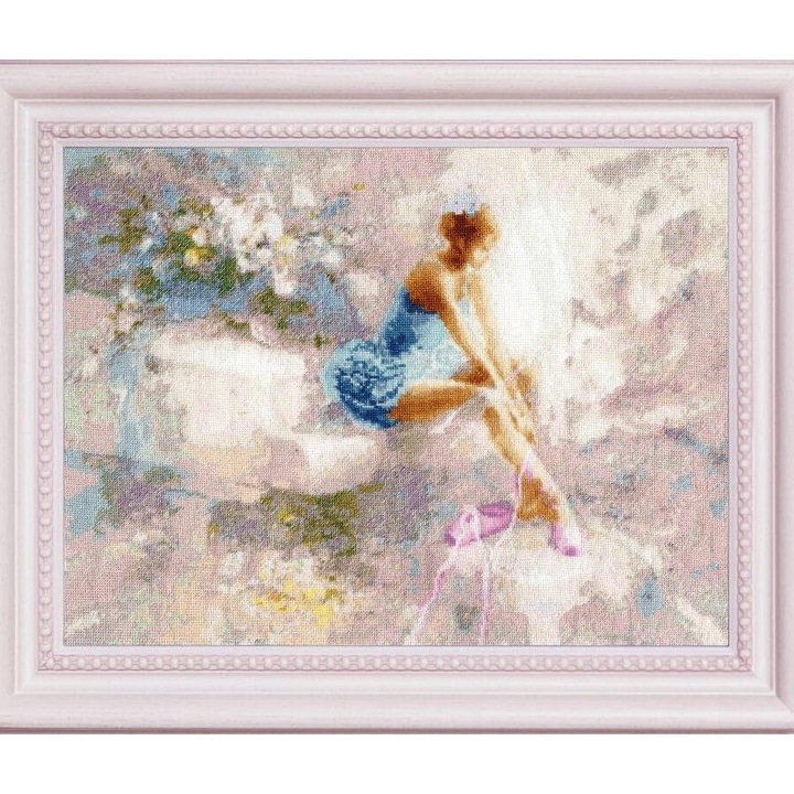 Set de brodat in cruciulita Golden Fleece "Melodie" 42x30.5 cm