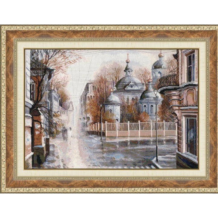 Set de brodat in cruciulita Golden Fleece "Maestrul si Margarita" 46.3x32.3 cm