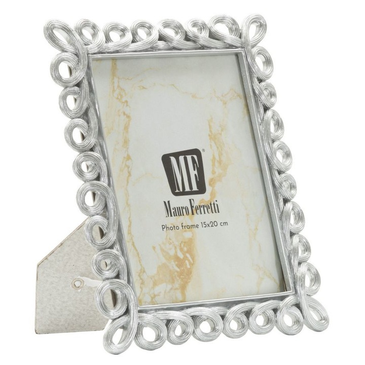 Rama foto Mauro Ferretti, Argintiu, 21 cm
