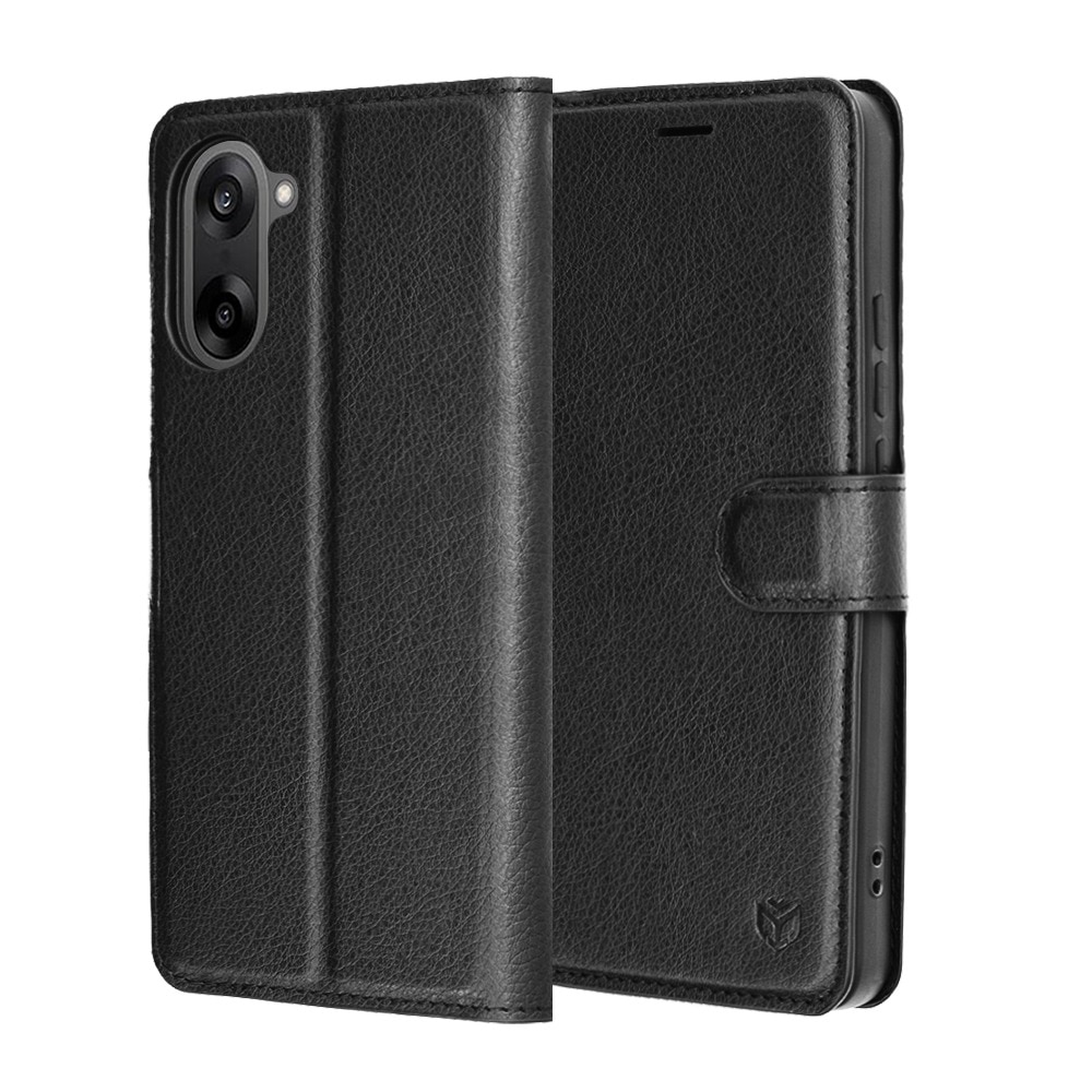 Husa pentru OnePlus Nord CE5 Tip Carte, Leather Folio, Functie de Stand, Calitate Premium, Antisoc, Protectie Sporita, Negru
