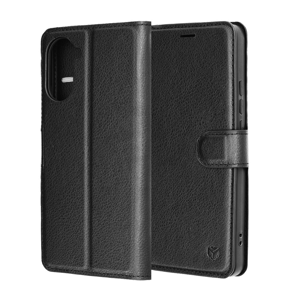 Husa pentru OnePlus Nord CE5 Tip Carte, Leather Folio, Functie de Stand, Calitate Premium, Antisoc, Protectie Sporita, Negru