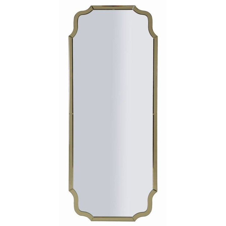 Mauro Ferretti Istanbul fali tükör, 60 cm, hosszúkás forma, arany kivitel