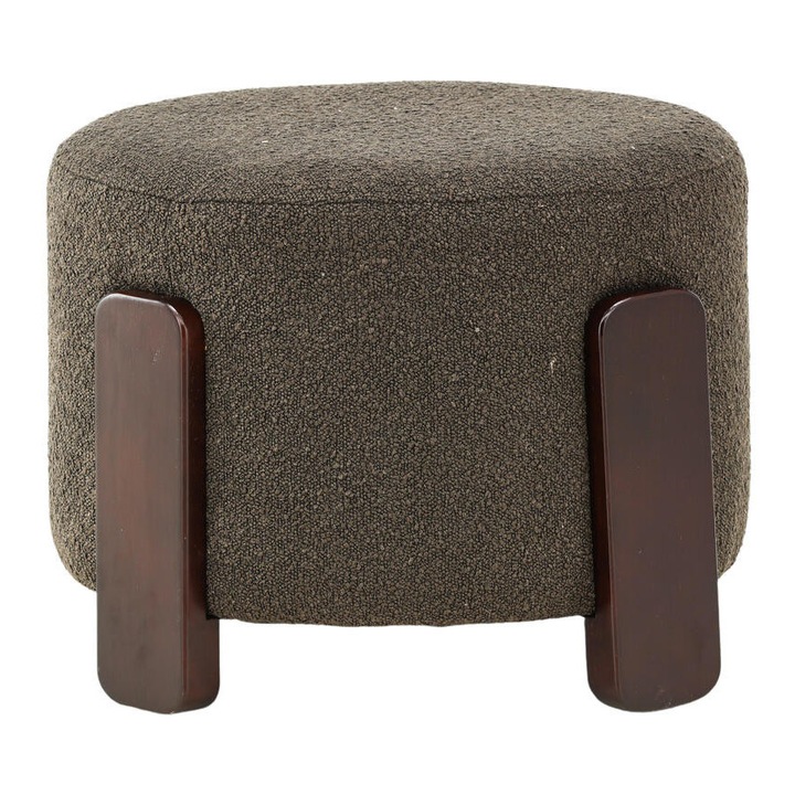 Taburet Pouf, Furnlux, barna, 50 cm