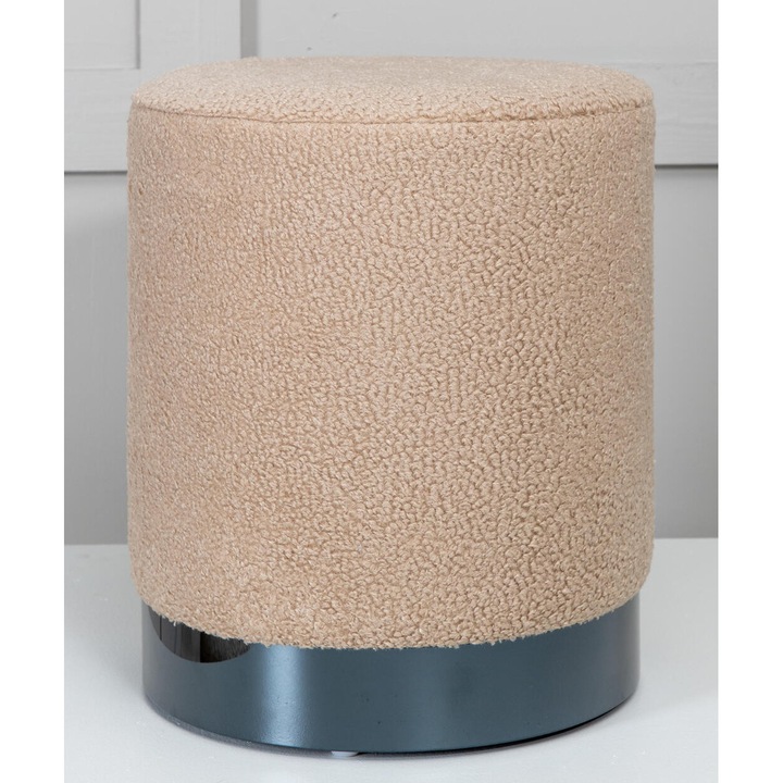 Табуретка Benji, Furnlux, бежова, 35x42.5см