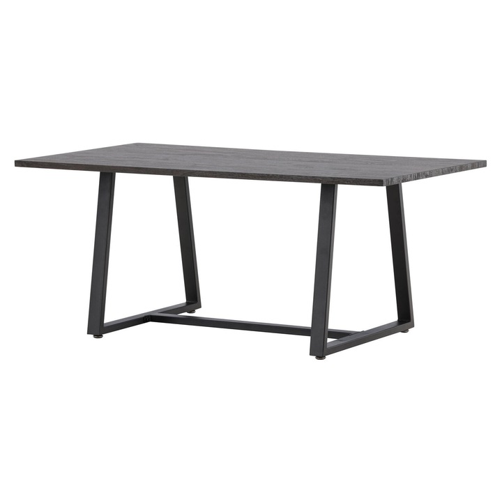 Масичка за кафе Plankton, черна, 110x60см, MDF, стомана