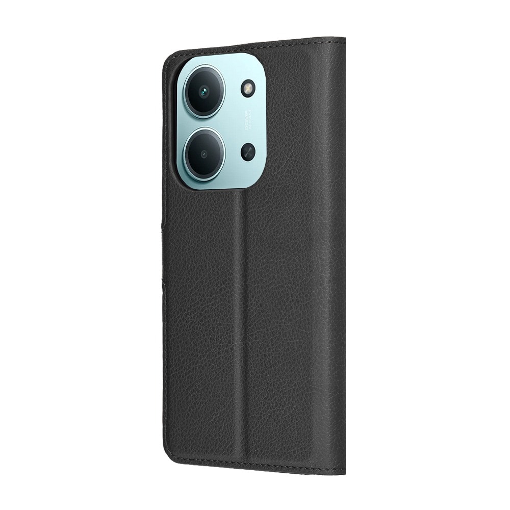 Husa pentru Xiaomi Redmi 15C 4G / Redmi 15C 5G Tip Carte DaDen®, Leather Folio, Functie de Stand, Calitate Premium, Antisoc, Protectie Sporita, Negru