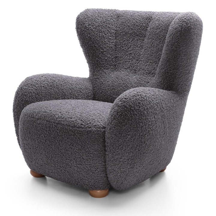 Fotoliu Furnlux Ciro, gri, 91x88x100cm