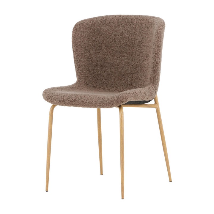 Modesto étkezőszék, Furnlux, barna, 48cm