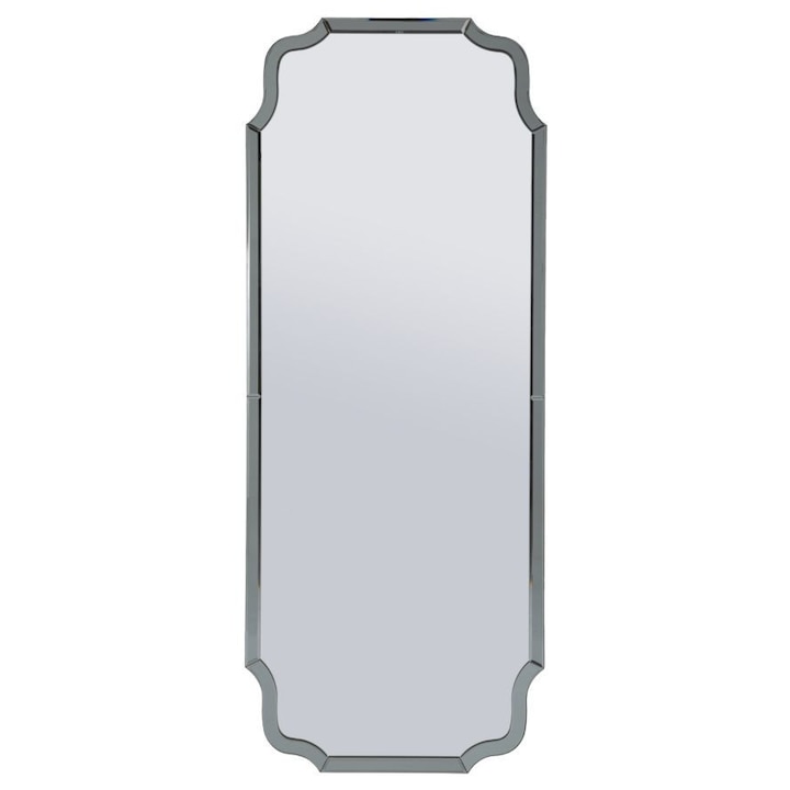 Mauro Ferretti Istanbul fali tükör, 60 cm, szürke, elegáns design