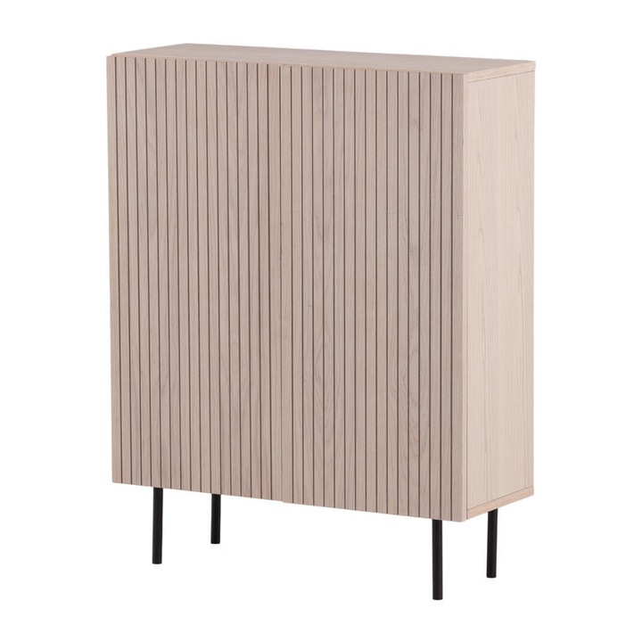 Comoda Bjorkon, Furnlux, 80 cm, bézsályva cm, bej