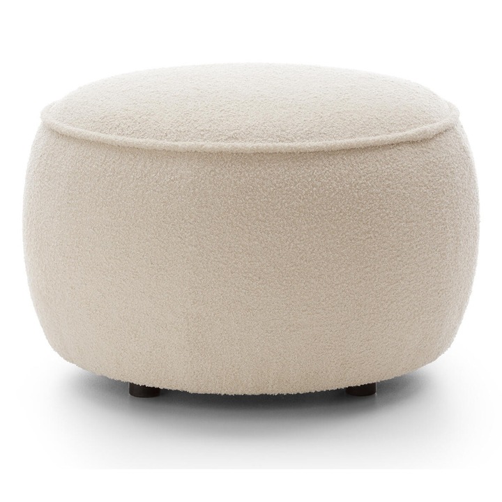 Taburet Furnlux Molly, bej si negru, 65x65x43cm