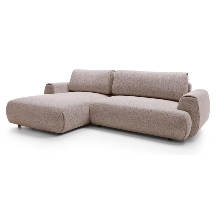 Canapea coltar, Furnlux, 270 cm, bej