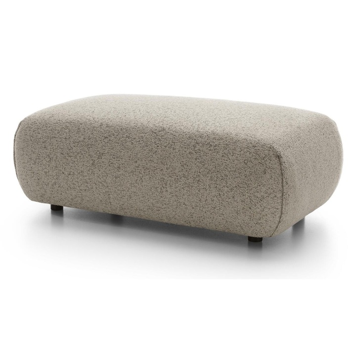 Fotoliu Pouf, Furnlux Pocket, bej si negru, 113 cm