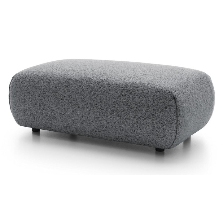 Fotoliu Pouf Furnlux Pocket, gri inchis si negru, 113cm