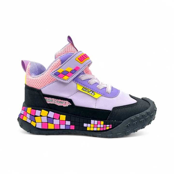 Ghete drumetie Mega Craft, Negru/Violet/Mov