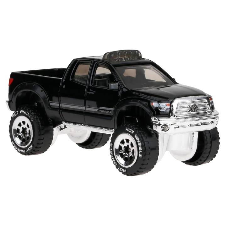 Masinuta Metalica Hot Wheels Toyota Tundra, Negru, 1:64, Detalii Realiste, Design Off-Road