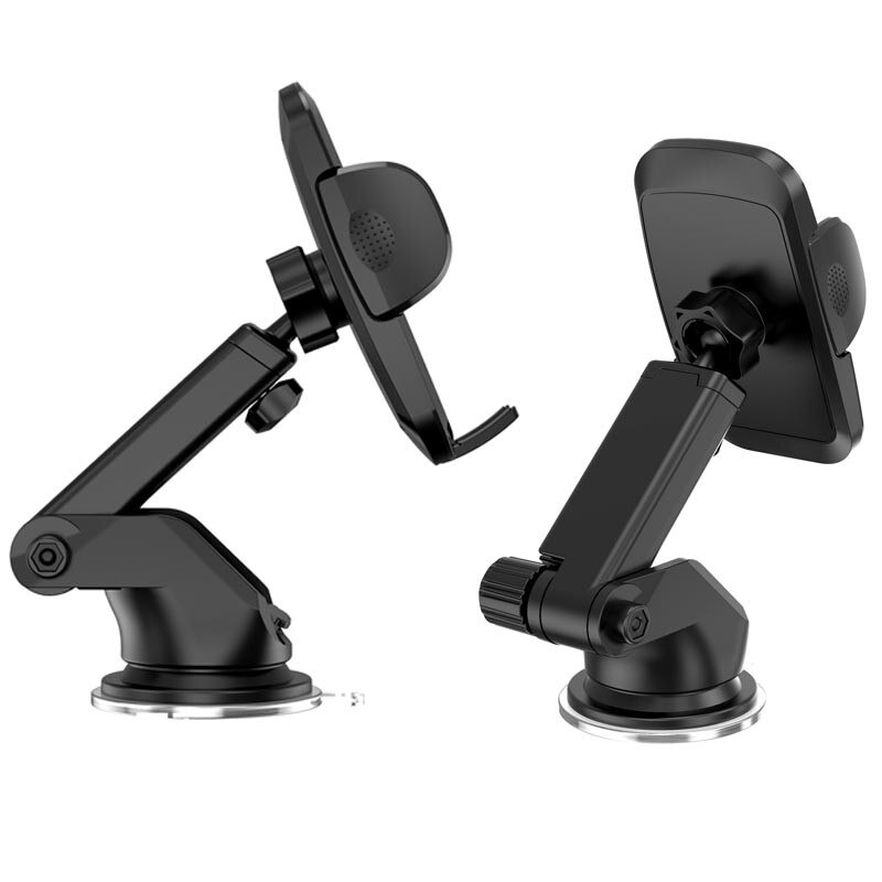 Suport auto pentru telefon Mozeeda, reglabil 360 grade, negru, silicon